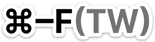 Command-F(TW) Sticker Pack